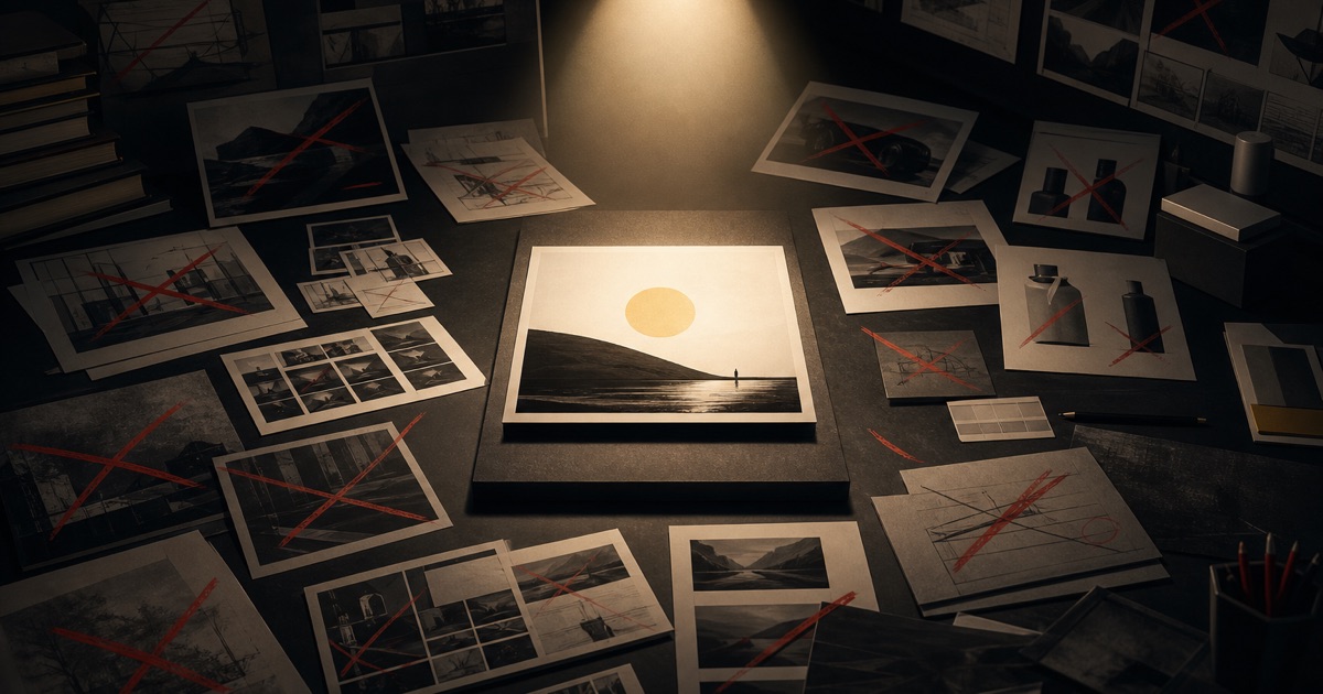 Production Is the Art of Killing Almost-Good Options